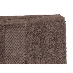 SERVIETTE DE BAIN LISSE 90X150 COULEUR GRIS 