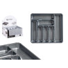 PORTA TALHERES PLASTICO 7 COMPARTIMENTOS ZINCENTO