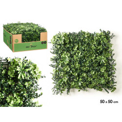 JARDIN VERTICAL HOJA FLOR 50X50CM