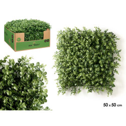 JARDIN VERTICAL FEUILLE RONDE 50X50CM