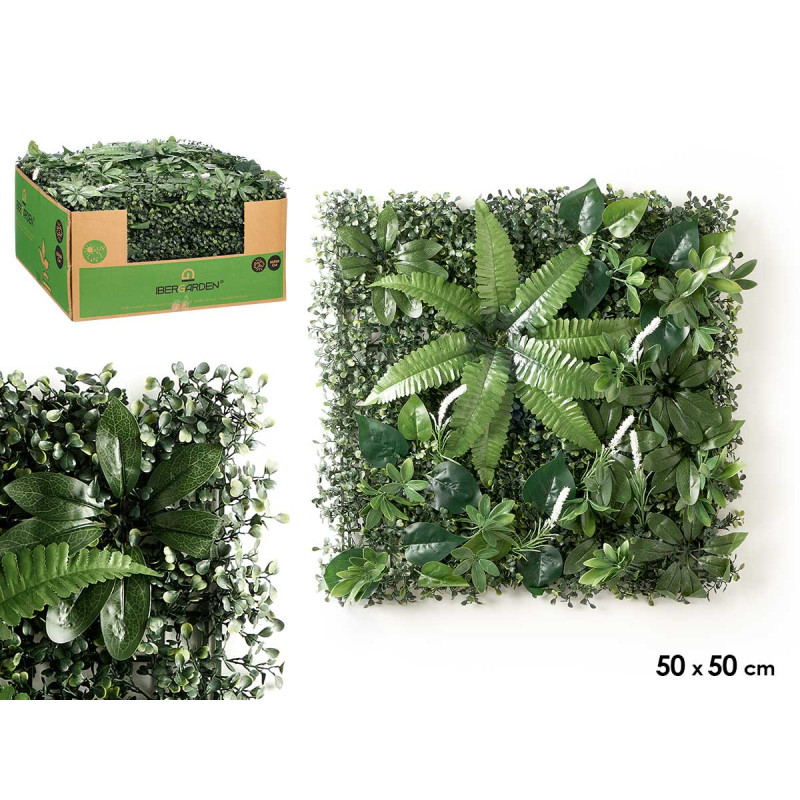 GIARDINO VERTICALE FOGLIA FELCE 50X50CM