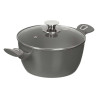 COCOTTE A INDUCTION FORGEE GRISE 24CM
