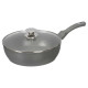 GRAY FORGED INDUCTION DEEP FRYING PAN LID 28CM