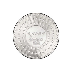 TAMPA FRIGIDEIRA FUNDA INDUCAO FORJADA CINZENTA 28