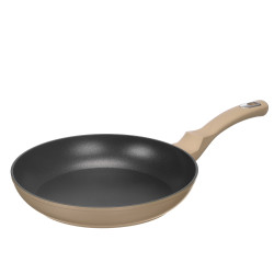 POELE A INDUCTION BEIGE FORGEE 25CM