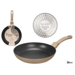 SARTEN INDUCCION FORJADA 26CM BEIGE