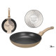 POELE A FRIRE BEIGE FORGEE A INDUCTION 28CM