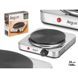 FORNELLO ELETTRICO ACCIAIO INOX 1500W