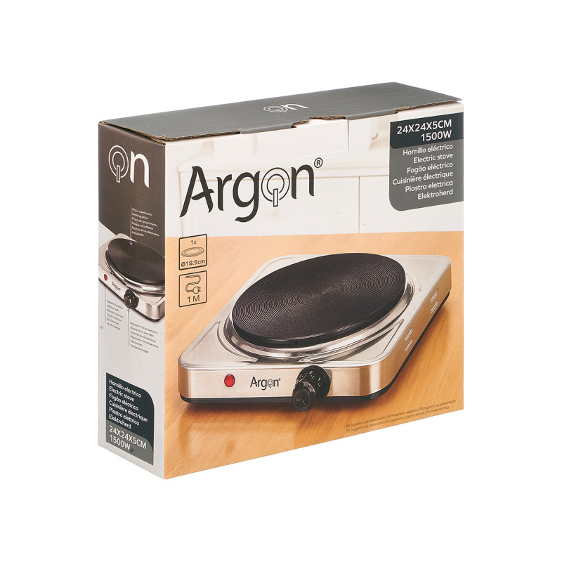 RÉCHAUD ÉLECTRIQUE ACIER INOXYDABLE 1500W