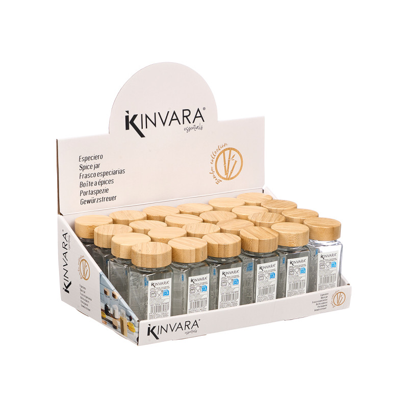 ESPECIERO TAPA BAMBU