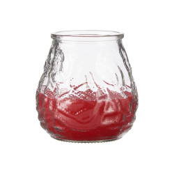 BOUGIE GERANIUM RELIEF TRANSPARENT 