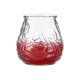 TRANSPARENT EMBOSSED GERANIUM CANDLE