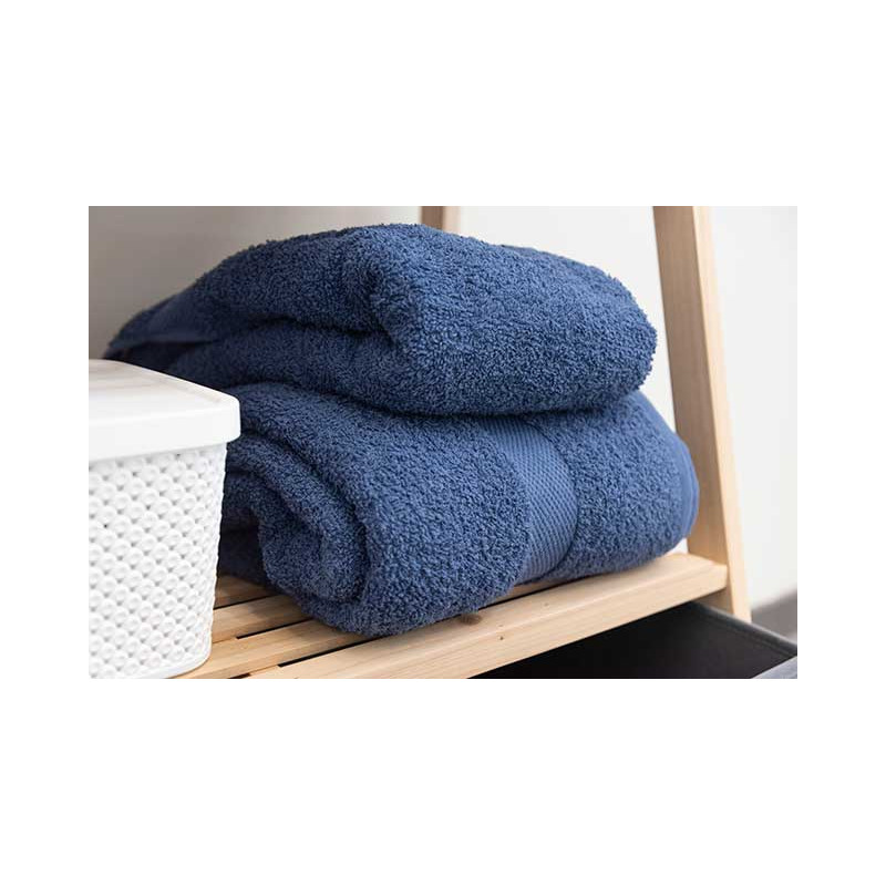 ASCIUGAMANO LISCIO 90X150 BLU SCURO
