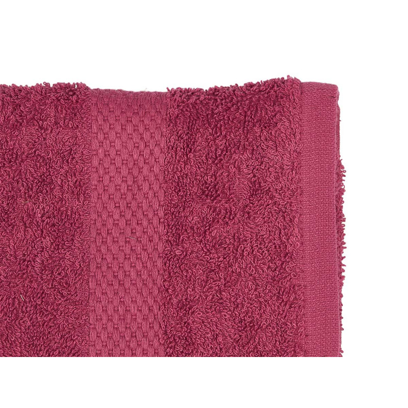 SERVIETTE LISSE 50X90 GRENAT