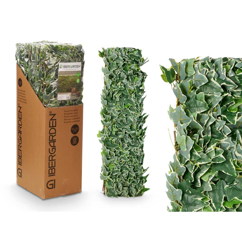 PANNELLO ESTENSIBILE 90X180CM FOGLIA BIANCA VERDE