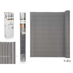 ROLLO CAÑIZO VALLA GRIS PVC