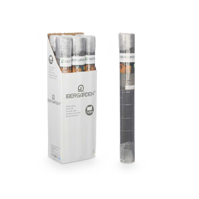 ROTOLO CANNICCIO RECINZIONE GRIGIO PVC