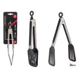 PINÇA DE COZINHA INNOX E NYLON PEQ