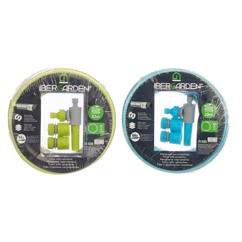 HOSE 10 METRES ASSORT 2 COLOURS