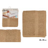 SERVIETTE DE BAIN LISSE 50X90 COULEUR CAMEL 
