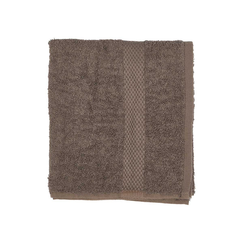 SERVIETTE DE BAIN LISSE 50X90 COULEUR GRIS 
