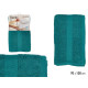 ASCIUGAMANO LISCIO 70X130 BLU PETROLIO 