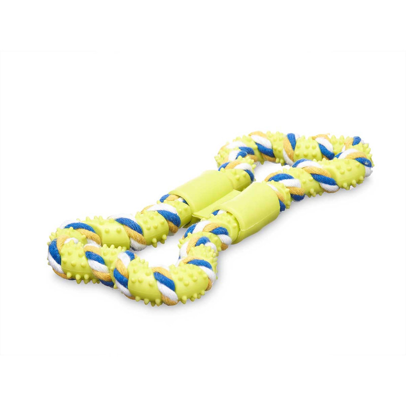 BRINQUEDO P CAO SILICONE 19CM SORT 3