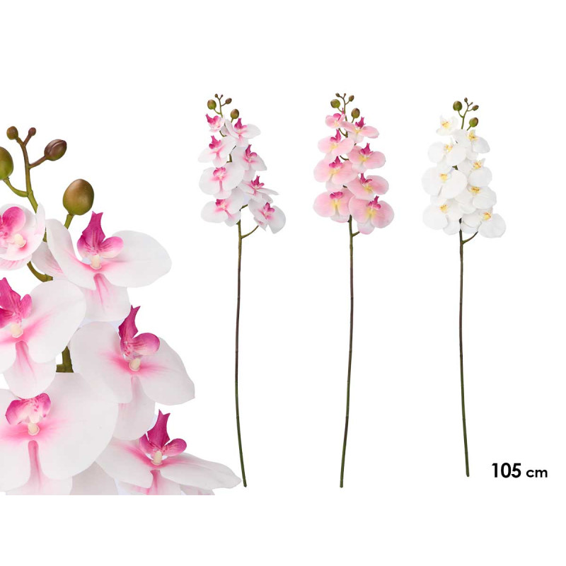 BRANCHE ORCHIDÉE 105 CM ASSORT 3 