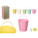 BOUGIE CITRONNELLE EN BOÎTE ASSORT 5 COUL DISPLAY