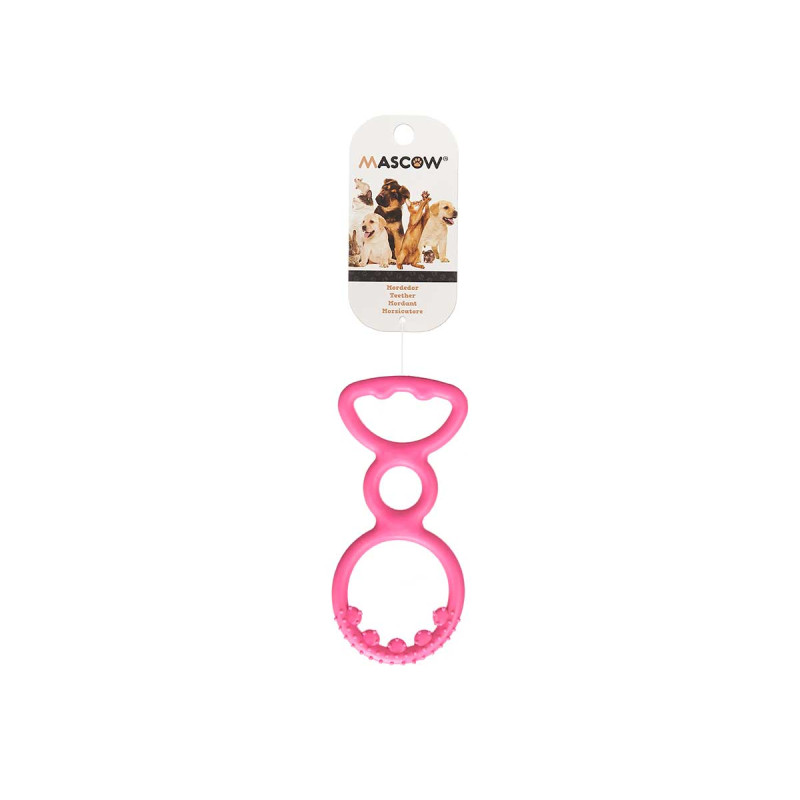 BRINQUEDO P CAO SILICONE 18CM SORT 3