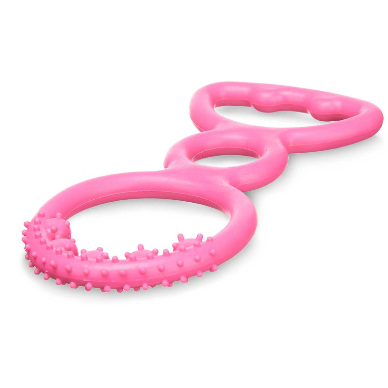 BRINQUEDO P CAO SILICONE 18CM SORT 3