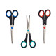 OFFICE SCISSORS HOOPS 3 COL MIX