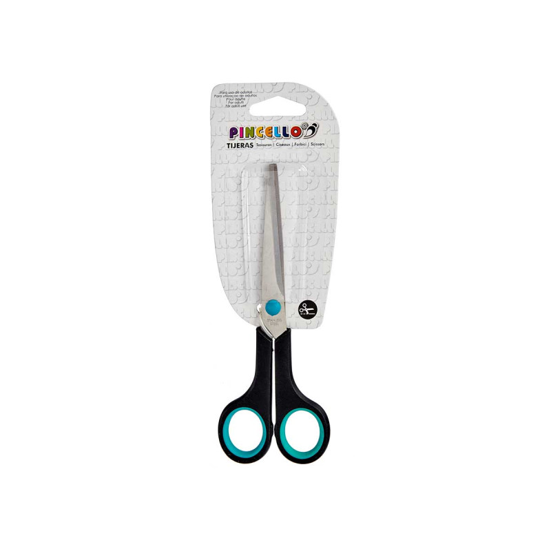 FORBICI UFFICIO ANELLI 3 COL ASS