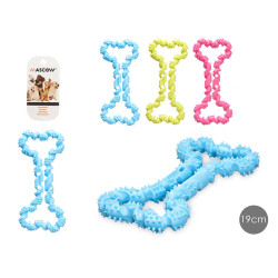 ANNEAU DENTITION SILICONE POIGNÉES 19CM ASSORT 3