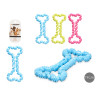BRINQUEDO P CAO SILICONE 19CM SORT 3