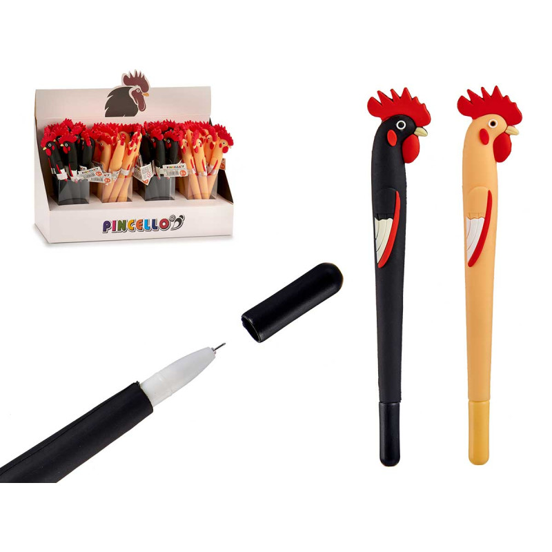 PEN SHAPE ROOSTER DISPLAY BOX