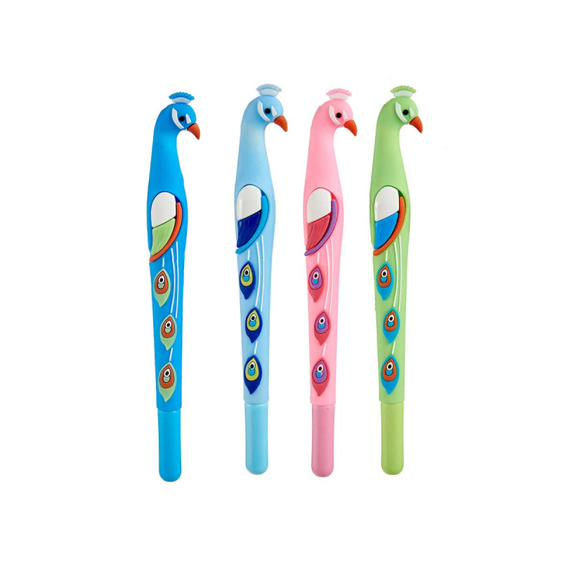 PEN SHAPE PEACOCK DISPLAY BOX