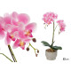 PORTAVASO TERRACOTTA CEMENTO ROSA 2 BASTONI 