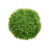 BOULE RONDE 22CM FEUILLES VERTES
