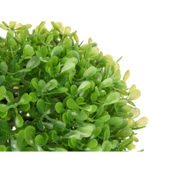 ROUND BALL 22CM GREEN LEAVES