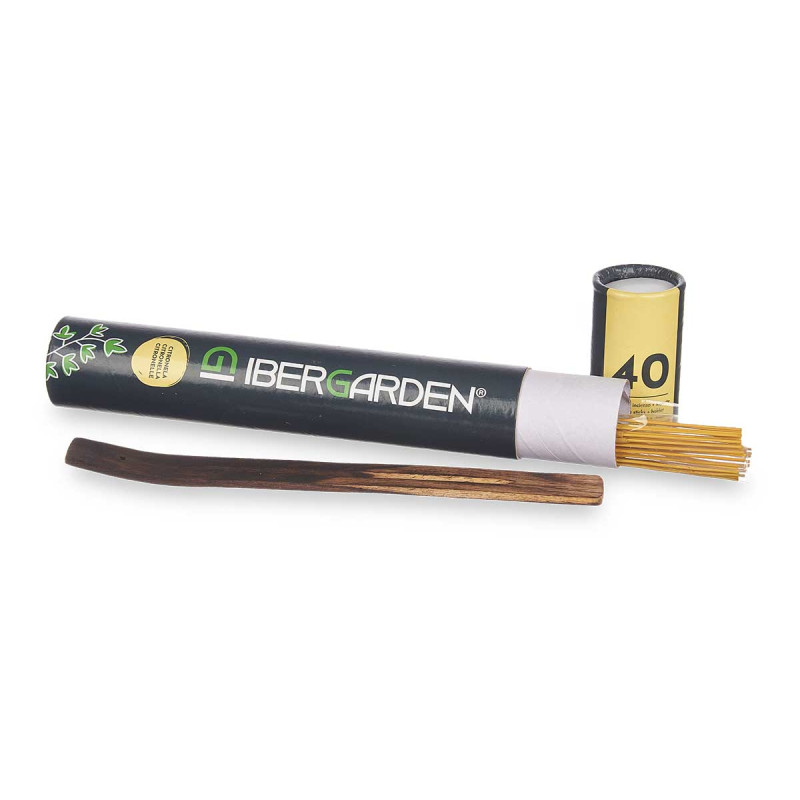 40 BARRES DE ENCENS CITRONNELLE SUPORT