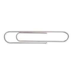 SET 35 SILVER PAPERCLIP LARGE