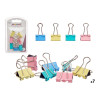 SET 7 PINZAS CLIP COLOR PASTEL PEQ