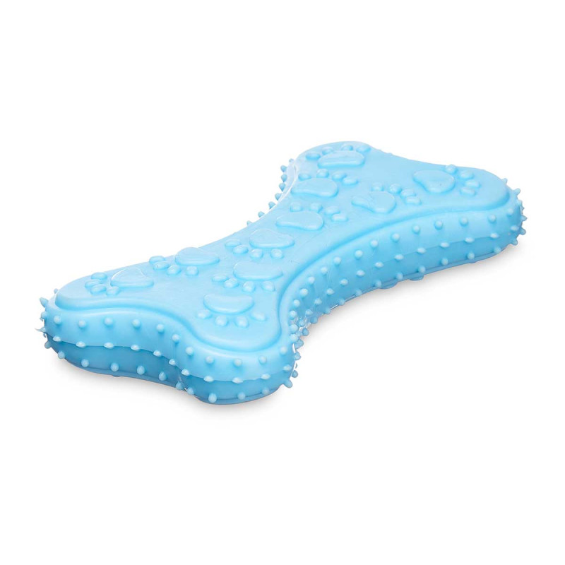 BRINQUEDO P CAO SILICONE 10CM SORT 3 GRD