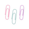 PAPER CLIPS 60 PCS MEDIUM ASSORT 3 COLOURS