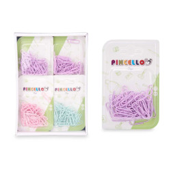 PAPER CLIPS 60 PCS MEDIUM ASSORT 3 COLOURS