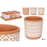 VASO COLOR TERRACOTTA ASS 3 CERAMICA 