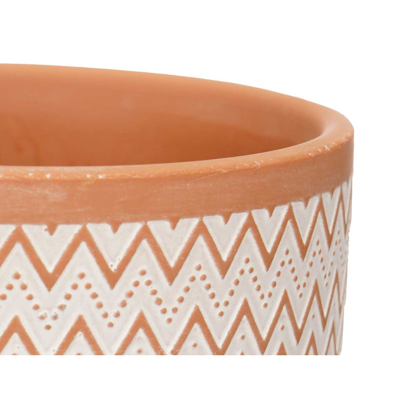 TERRACOTTA POT ASSORTED 3 CERAMICS