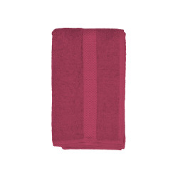 SERVIETTE LISSE 70X130 GRENAT