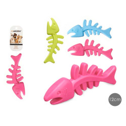 OS DE POISSON EN SILICONE 12CM ASSORT 3